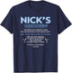 It's A Wonderful Life Nicks Bar George Bailey Clarence Gift T-Shirt - T-Shirt | Navy
