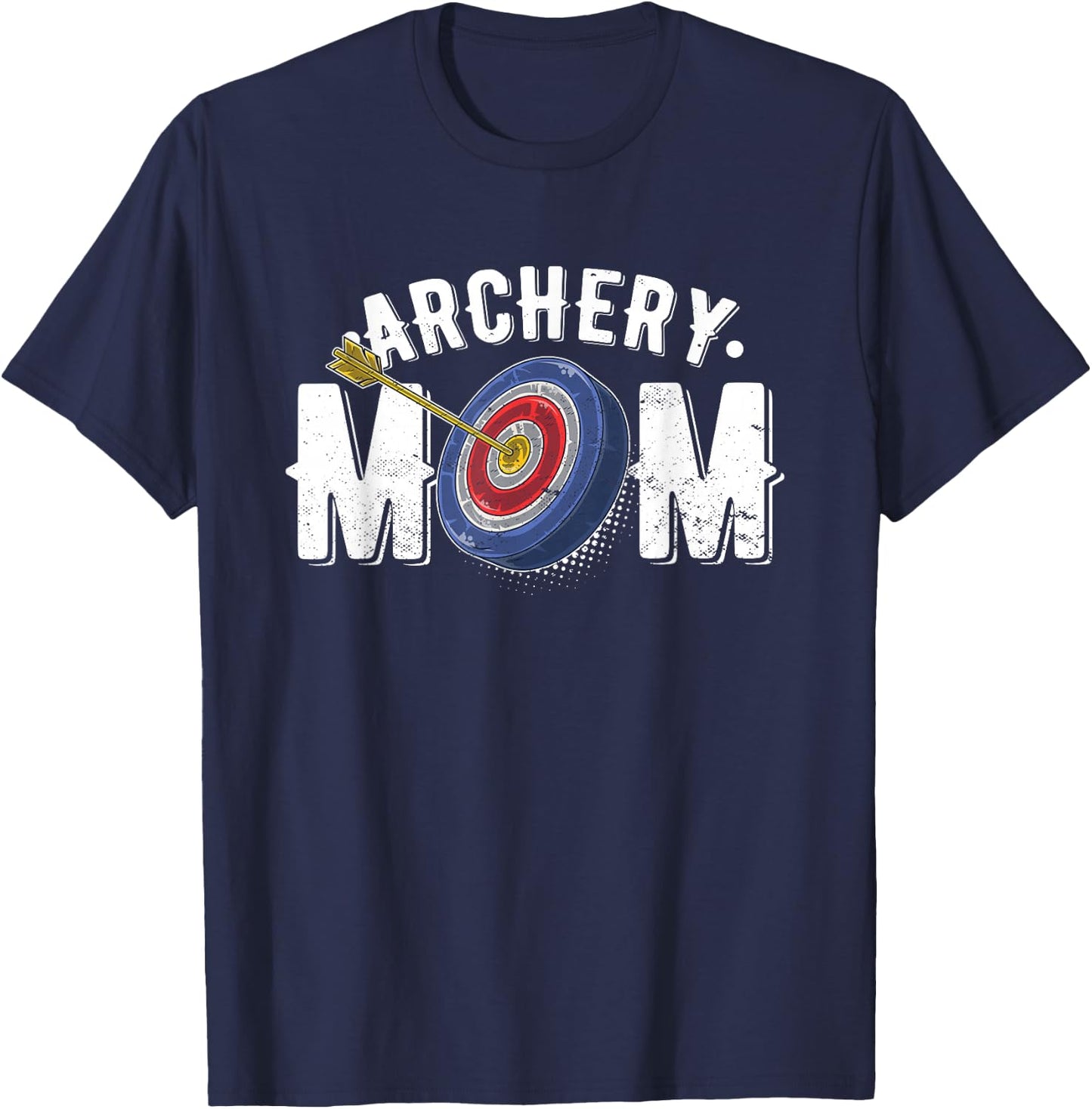 Archery Mom Bow Arrow Shooting Sports Hunter Women T-Shirt - T-Shirt | Navy