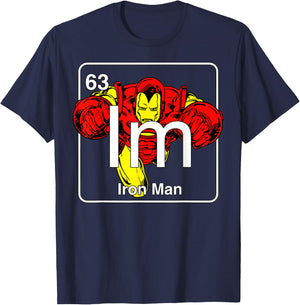Marvel Avengers Iron Man Element T-Shirt - T-Shirt | Navy