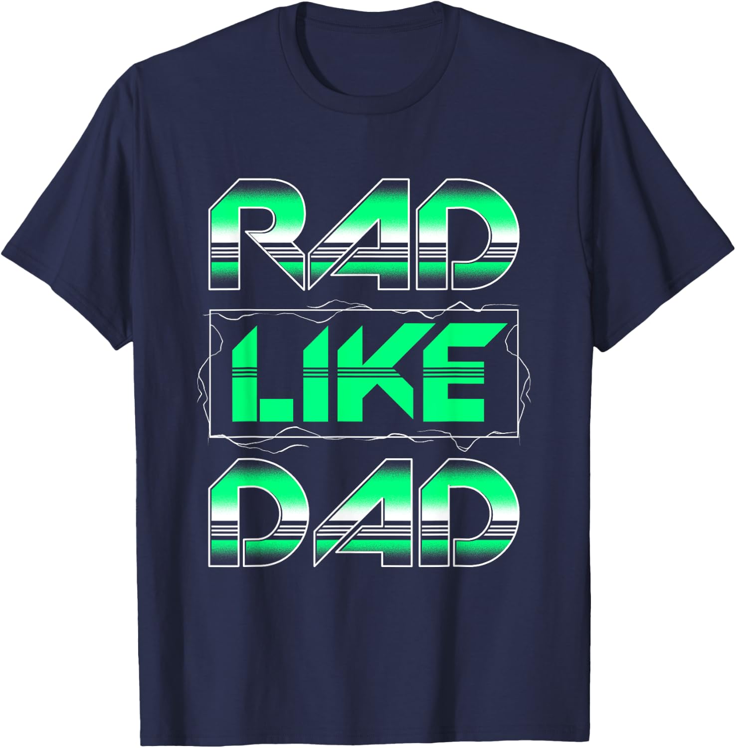 RAD Like DAD Boys Girls Kids T-Shirt - T-Shirt | Navy