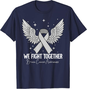 Brain Cancer Awareness T-Shirt - T-Shirt | Navy