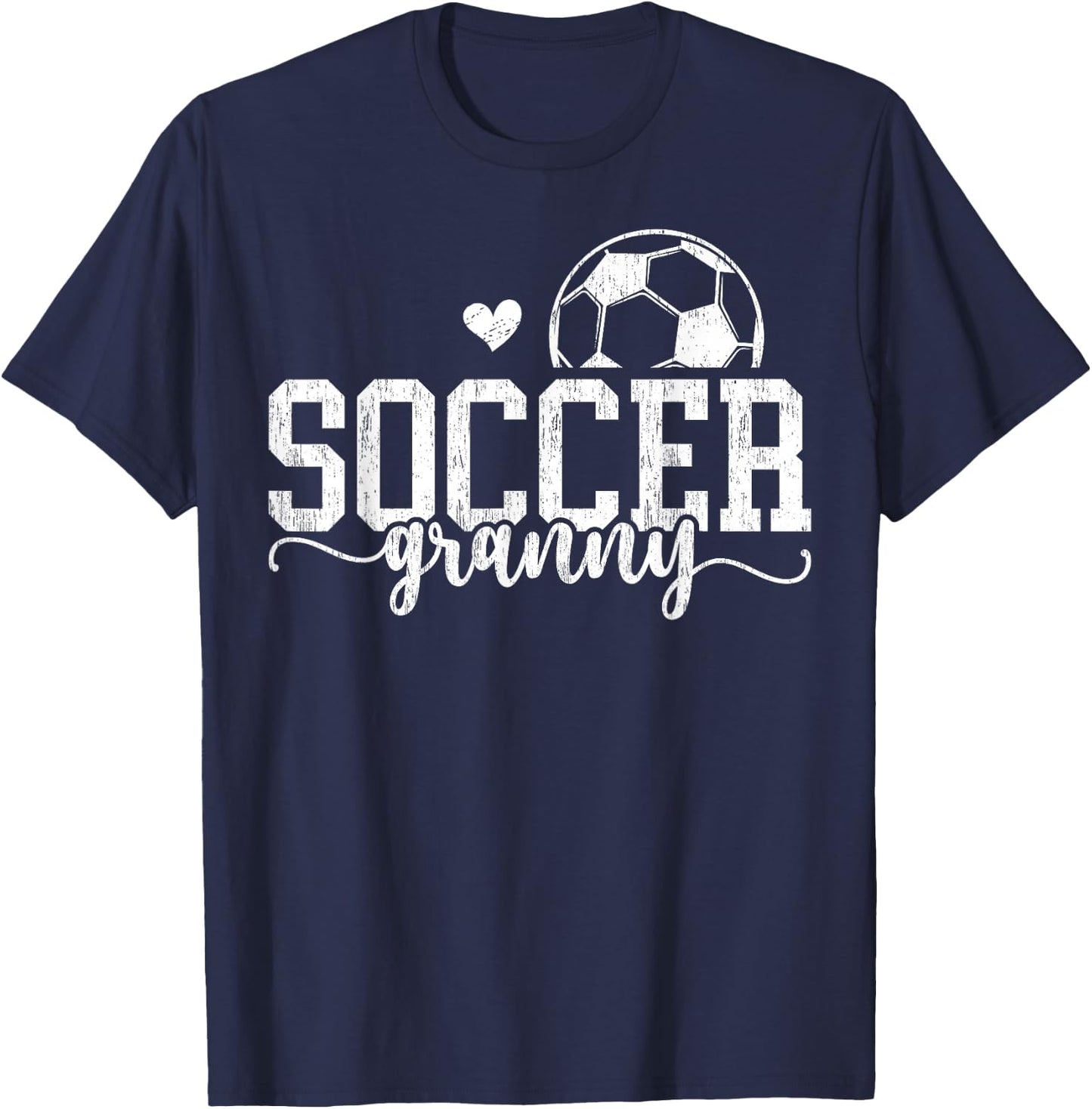Soccer Granny Grandma Proud Granny Of A Soccer Player Granny T-Shirt - T-Shirt | Navy