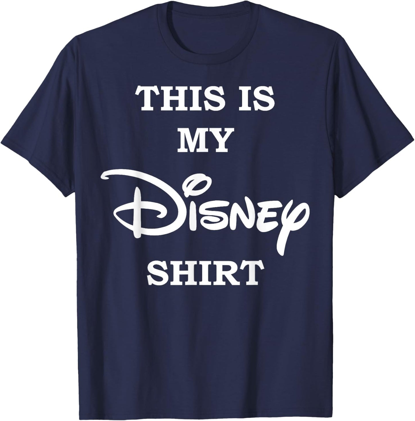 Disney This is My Disney Shirt Chest Logo T-Shirt - T-Shirt | Navy