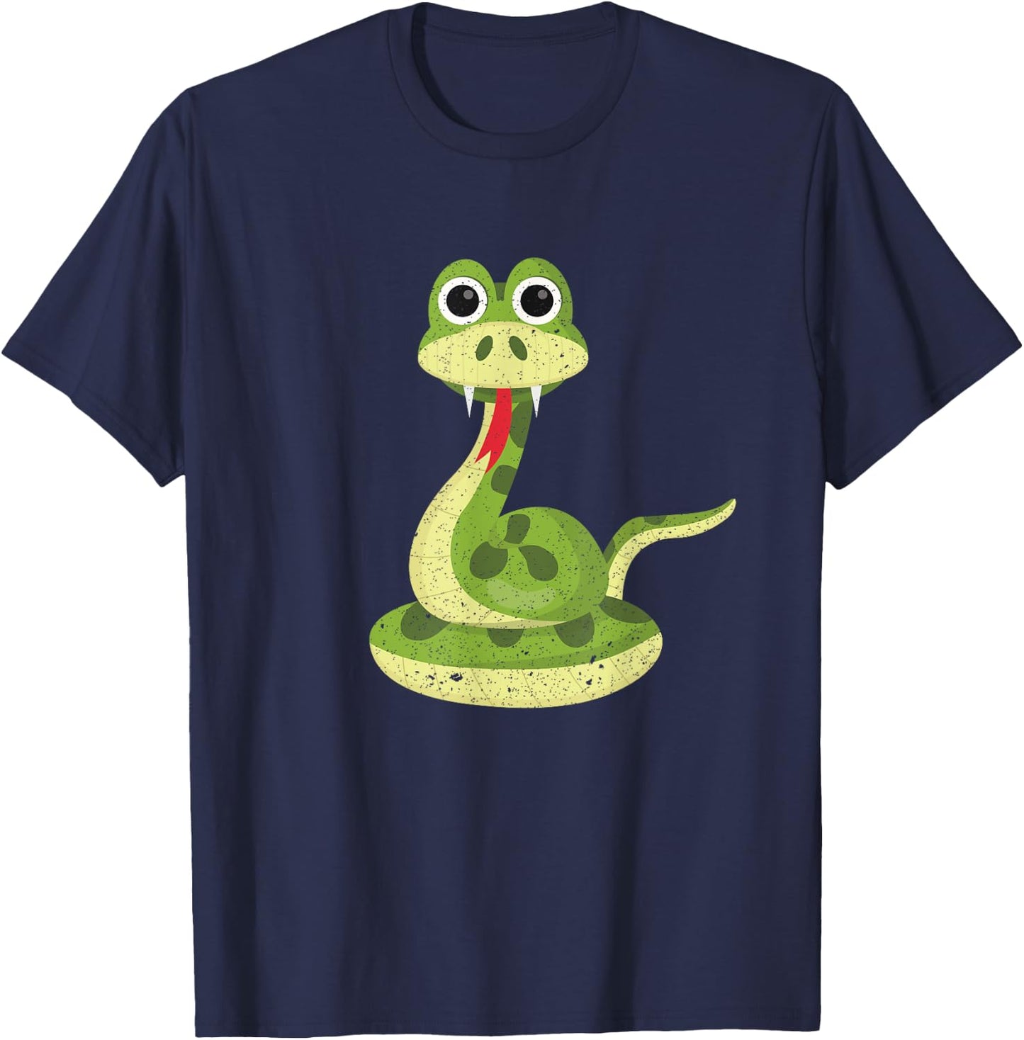 Reptile Kids Gift Cute Snake T-Shirt - T-Shirt | Navy