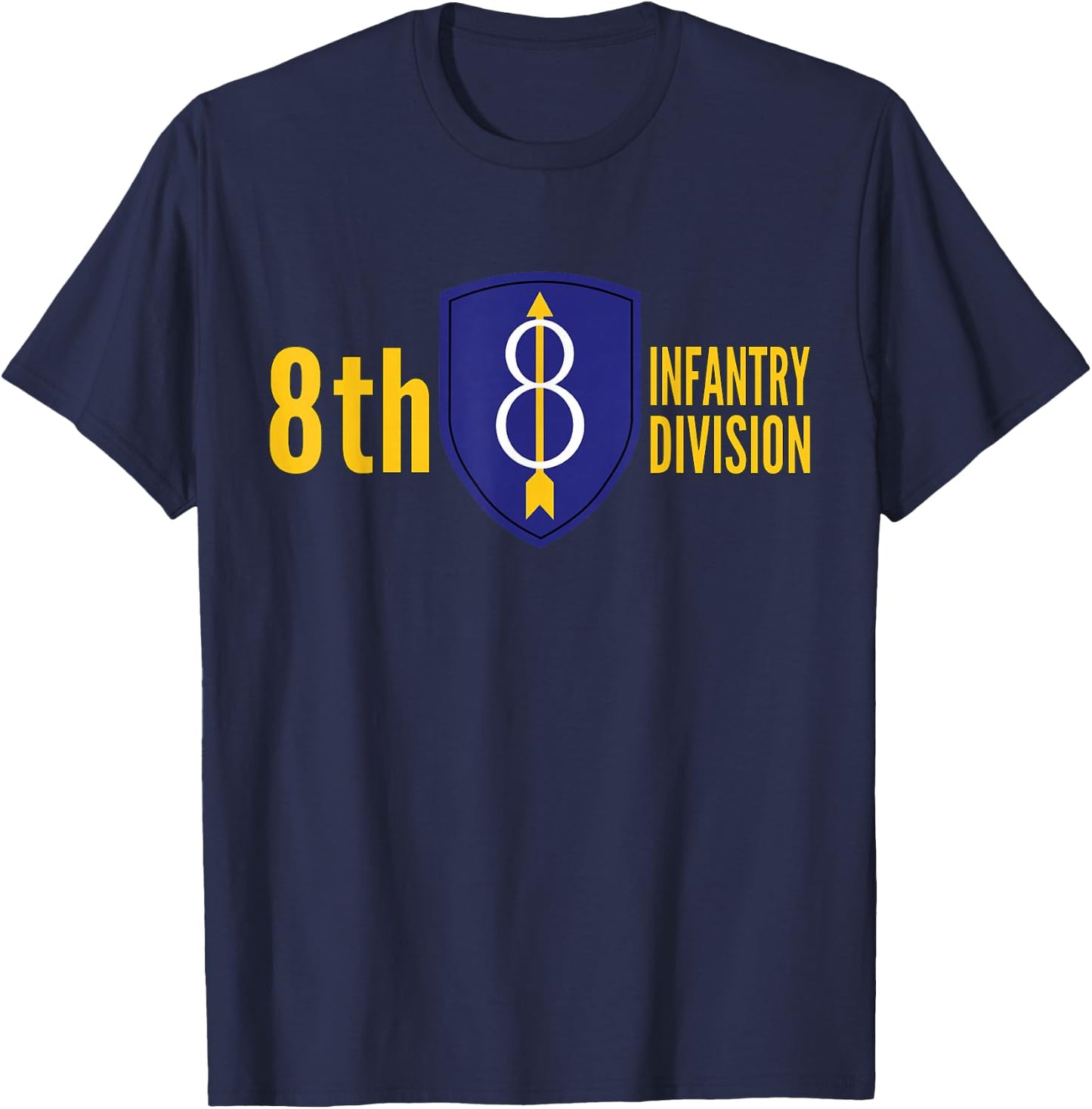 8th Infantry Division United States Army Pathfinder T-Shirt - T-Shirt | Navy