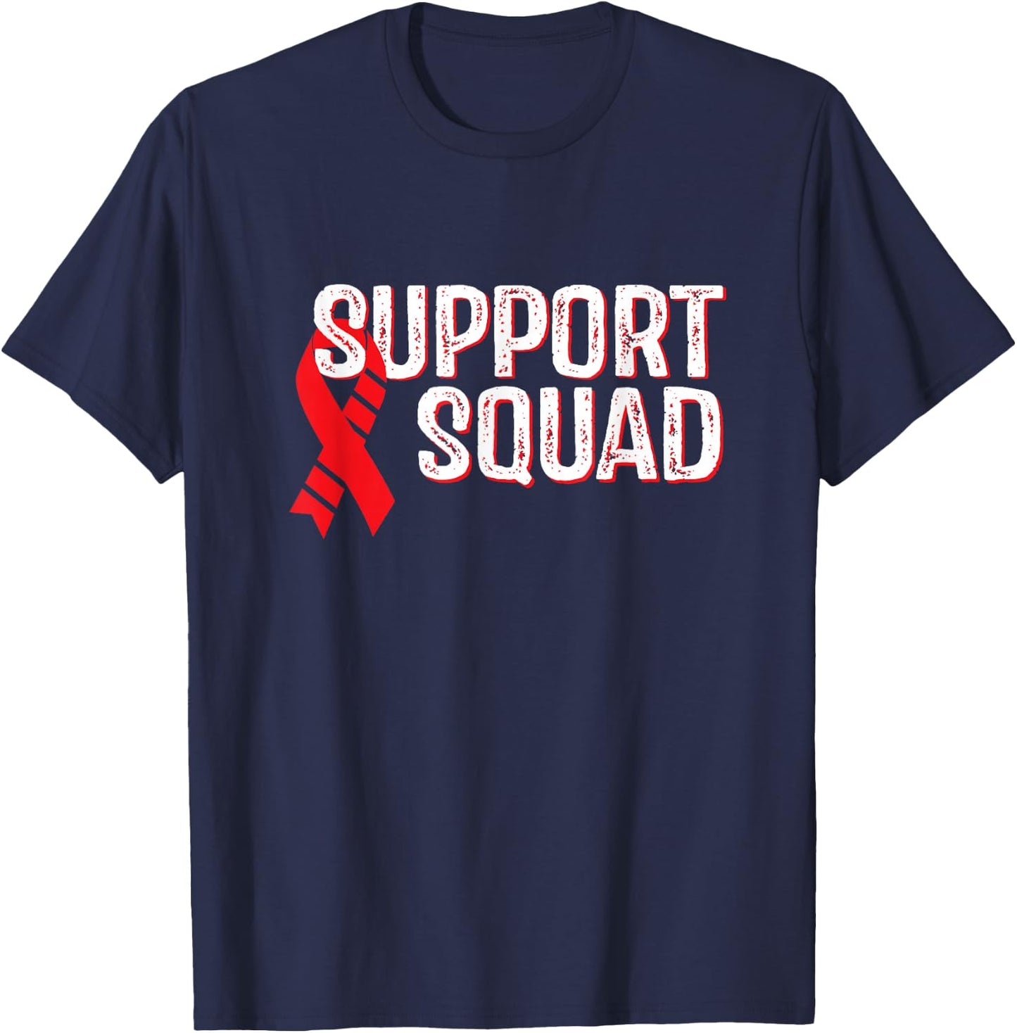 Squamous Cell Carcinoma Awareness Support Squad T-Shirt - T-Shirt | Navy