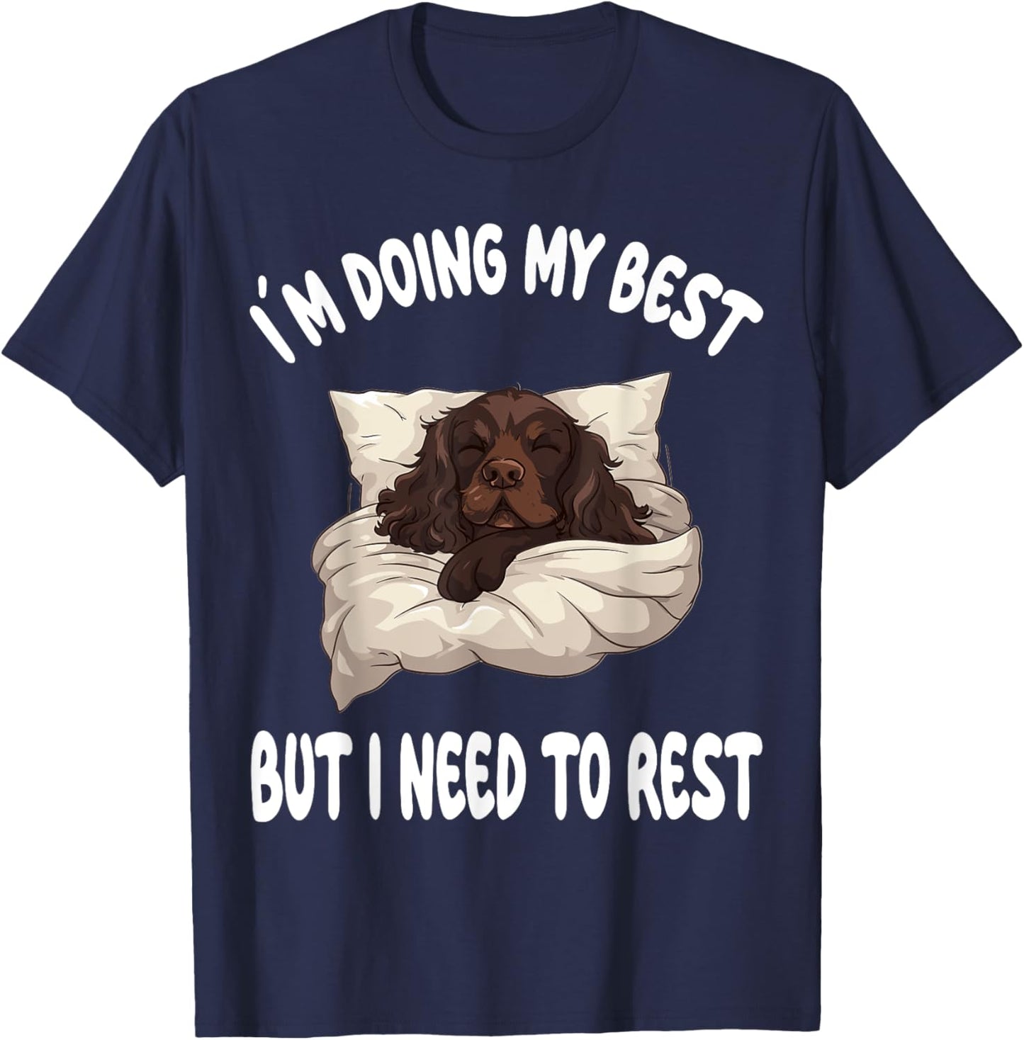 Boykin Spaniel Official Sleepshirt Pajamas Nightgown T-Shirt - T-Shirt | Navy