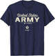 United States Army Military Retired Vintage Black T-Shirt - T-Shirt | Navy