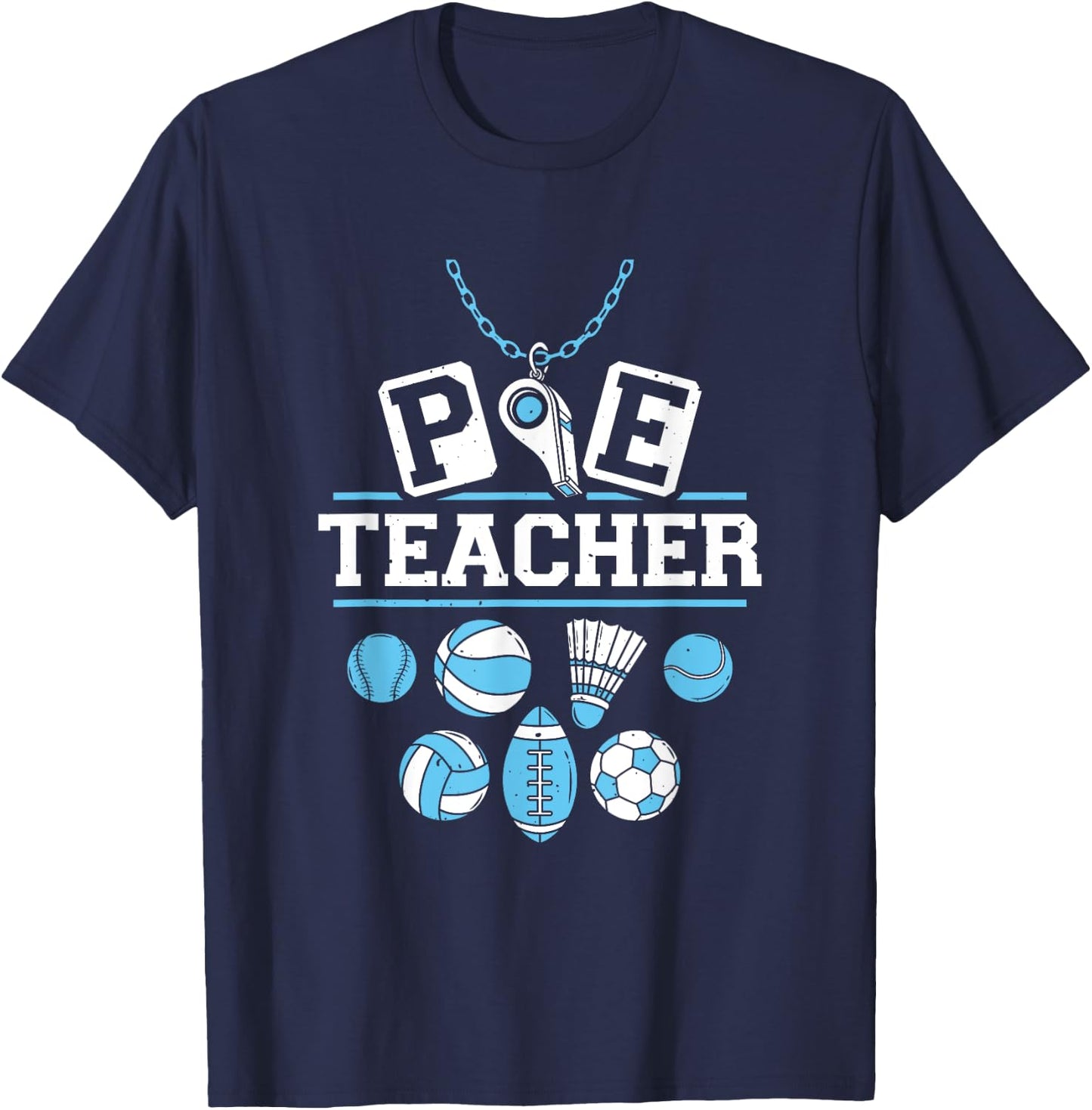 Physical Education Teacher - PE Teacher T-Shirt - T-Shirt | Navy