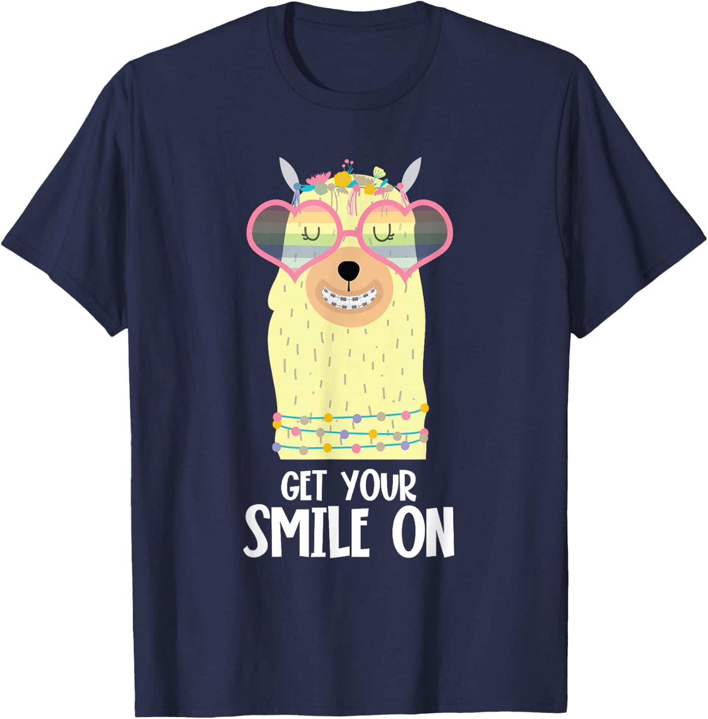 Orthodontist Animal Braces Boys Girls Kids Getting Braces T-Shirt - T-Shirt | Navy