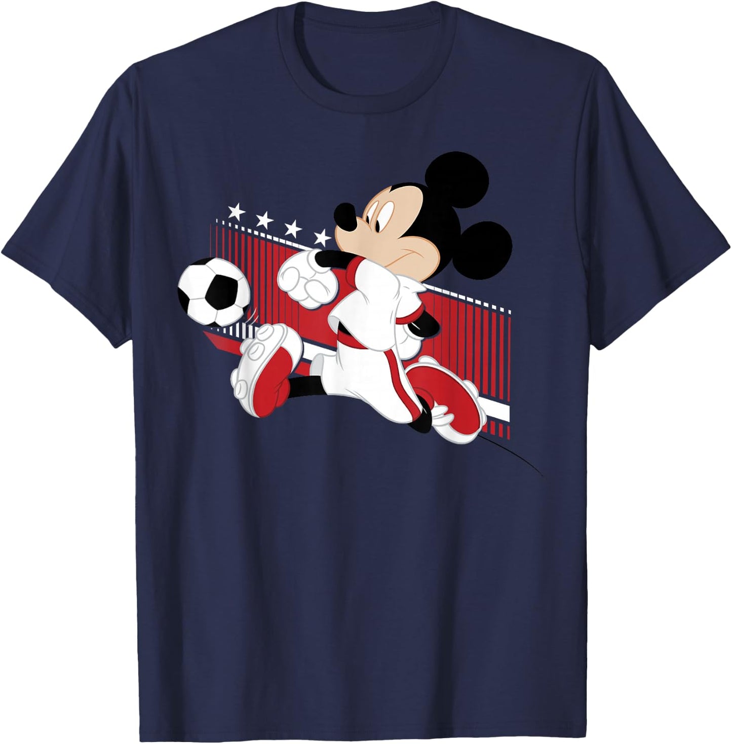 Disney Mickey And Friends Mickey Mouse England Soccer T-Shirt - T-Shirt | Navy