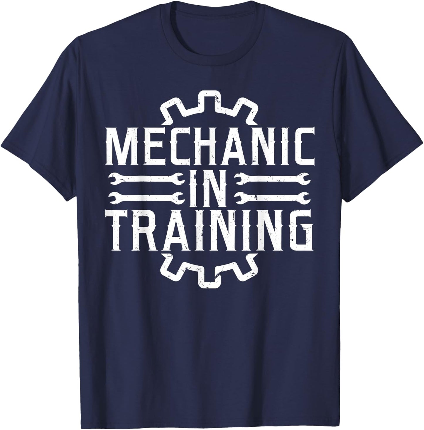 Diesel Aircraft Car Mechanic In Training T-Shirt - T-Shirt | Navy