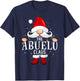 The Abuelo Claus Christmas Matching Pajama T-Shirt - T-Shirt | Navy