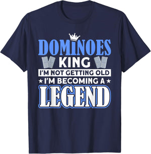 Domino Tile Game Domino Player Domino Game T-Shirt - T-Shirt | Navy