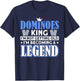 Domino Tile Game Domino Player Domino Game T-Shirt - T-Shirt | Navy