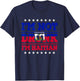 I'm Not Drunk I'm Haitian Flag Sarcastic Funny Drinking T-Shirt - T-Shirt | Navy