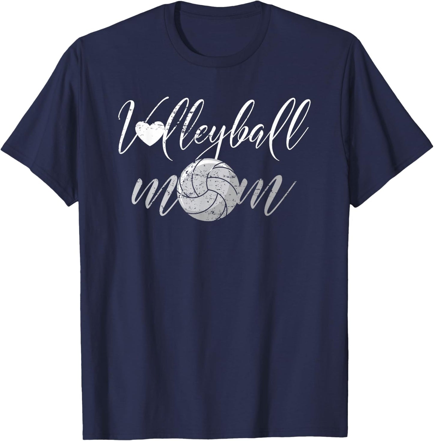 Volleyball Mom Volleyballer Mother's Day Small T-Shirt - T-Shirt | Navy
