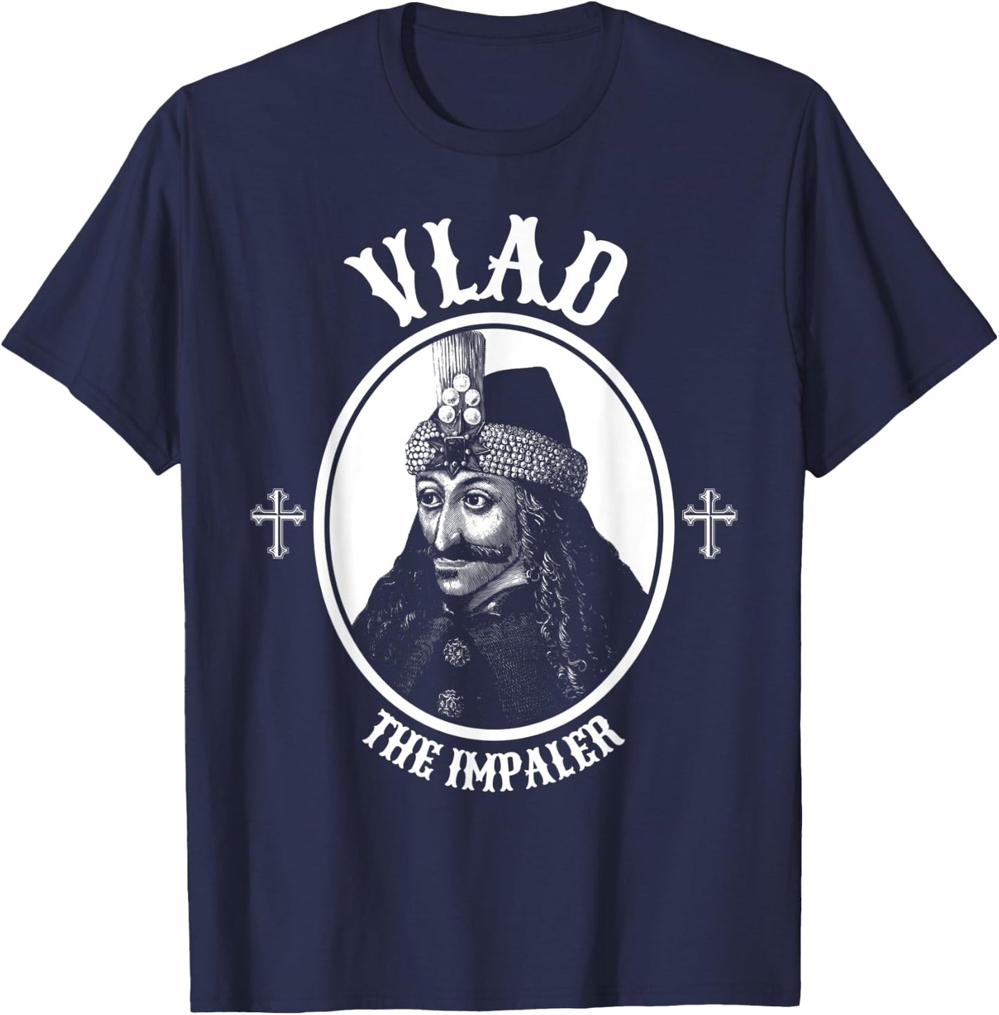 Dracula Vlad The Impaler T-Shirt - T-Shirt | Navy