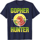 Gopher, Landscaping Gopher Hunter T-Shirt - T-Shirt | Navy