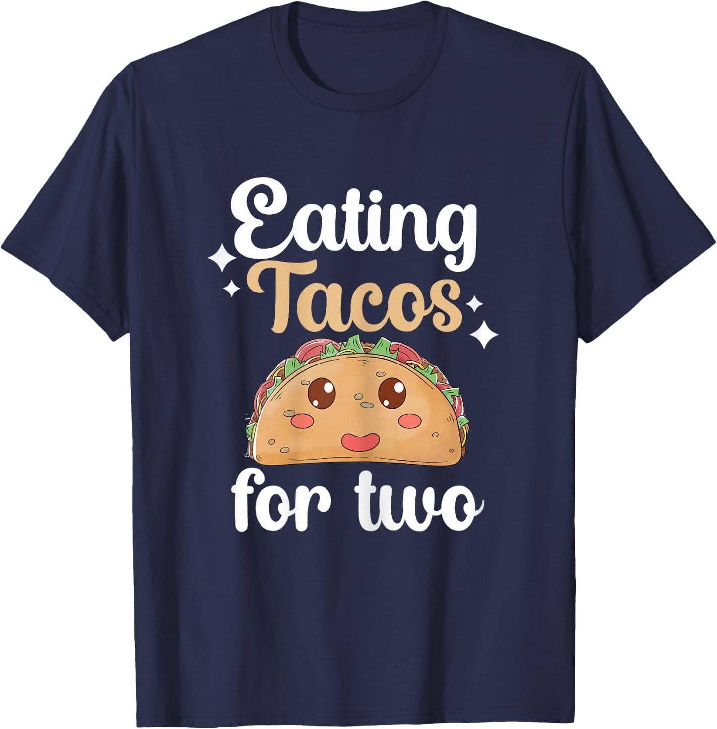 Eating tacos for two maternity T-Shirt - T-Shirt | Navy