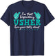 Funny Profession Quote Legendary Usher T-Shirt - T-Shirt | Navy