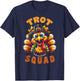 Trot Squad Funny Retro Thanksgiving Day Running Turkey T-Shirt - T-Shirt | Navy
