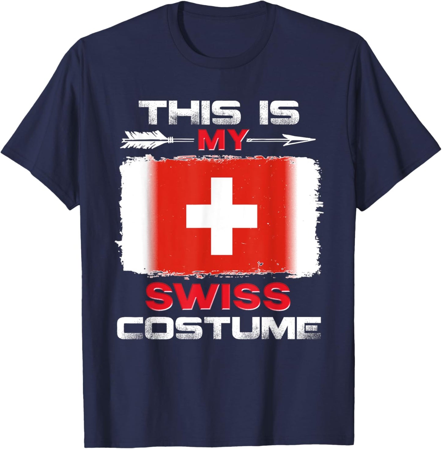 This Is My Swiss Costume Switzerland T-Shirt - T-Shirt | Navy