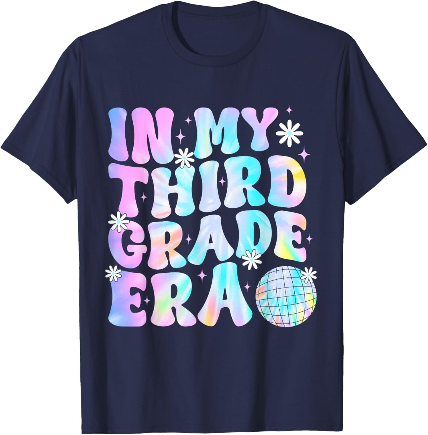In My Third Grade Era Back To School 3rd Grade Boys Girls T-Shirt - T-Shirt | Navy
