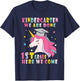 Kindergarten Graduation Magical Unicorn T-Shirt - T-Shirt | Navy