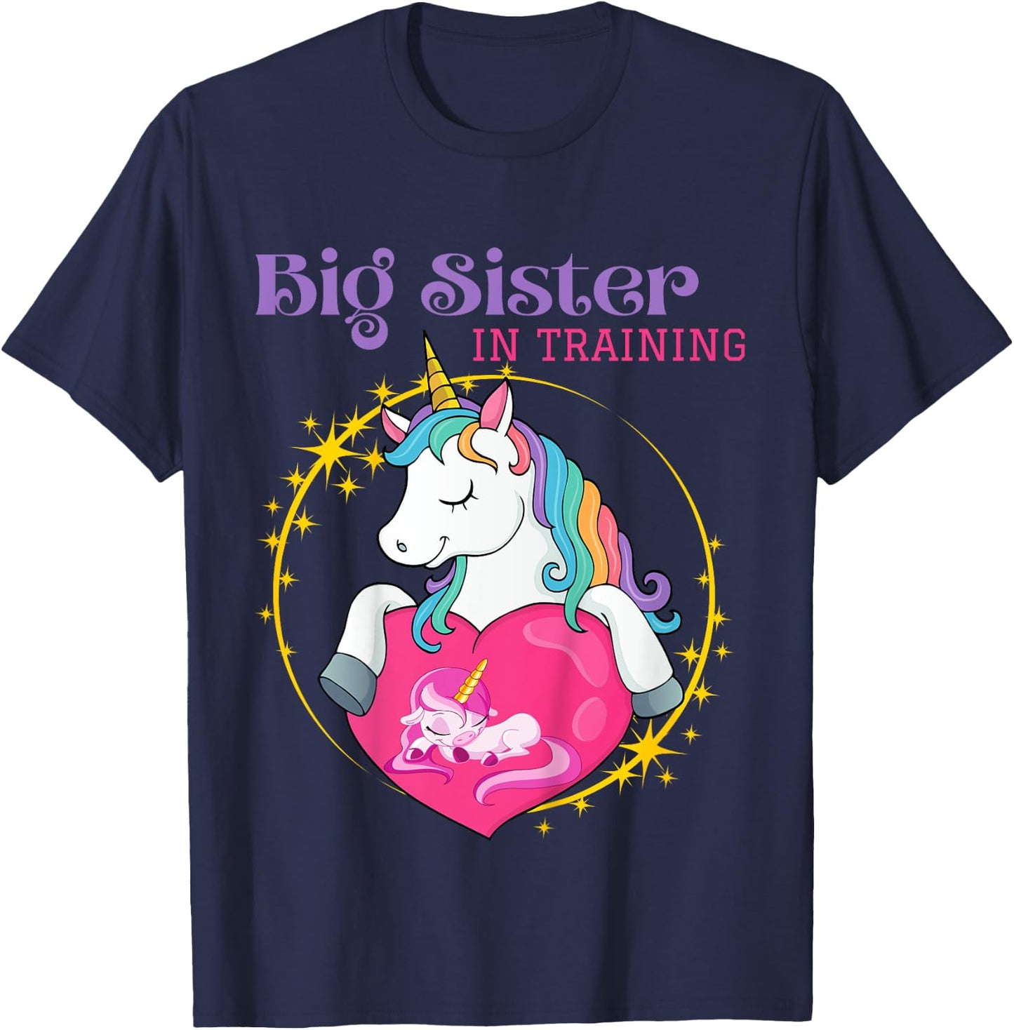 Big Sister in Training T-Shirt - T-Shirt | Navy