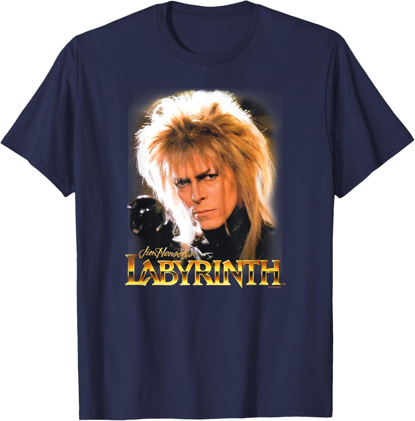 Labyrinth Jareth T-Shirt - T-Shirt | Navy