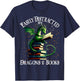 Easily Distracted by Dragons and Books T-Shirt - T-Shirt | Navy