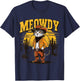 Meowdy Cowboy Cat Country Western Cat T-Shirt - T-Shirt | Navy