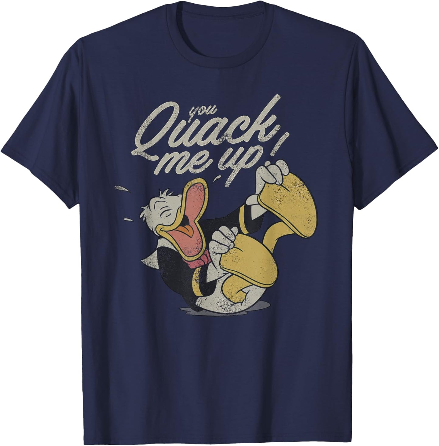 Disney Mickey and Friends Donald Duck You Quack Me Up T-Shirt - T-Shirt | Navy