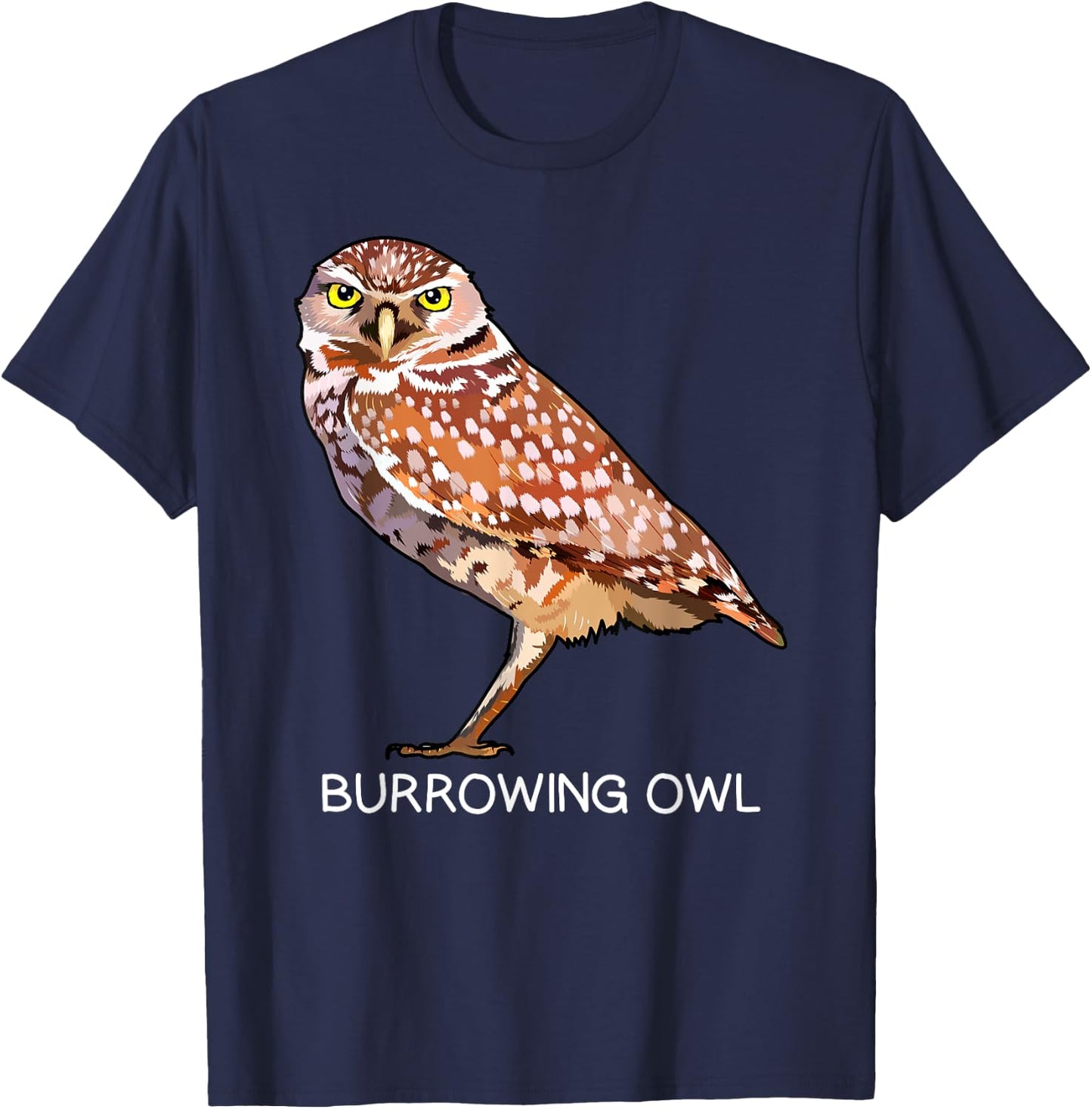 Burrowing Owl Bird Lover T-Shirt - T-Shirt | Navy