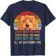 Funny Doodle Retro Every Snack You Make Every Meal You Bake T-Shirt - T-Shirt | Navy