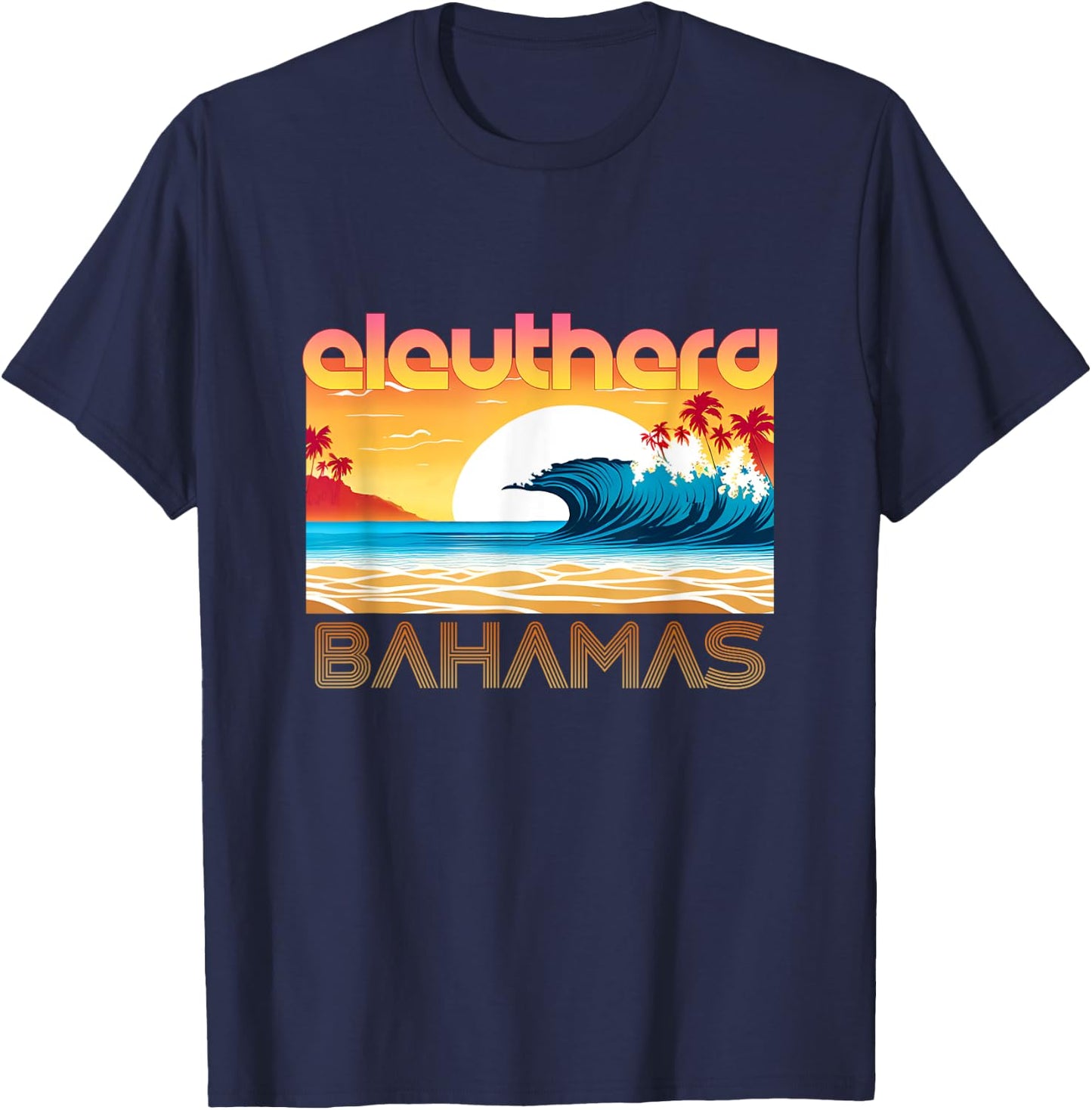 Eleuthera Retro Vintage Souvenir Apparel - Eleuthera T-Shirt - T-Shirt | Navy