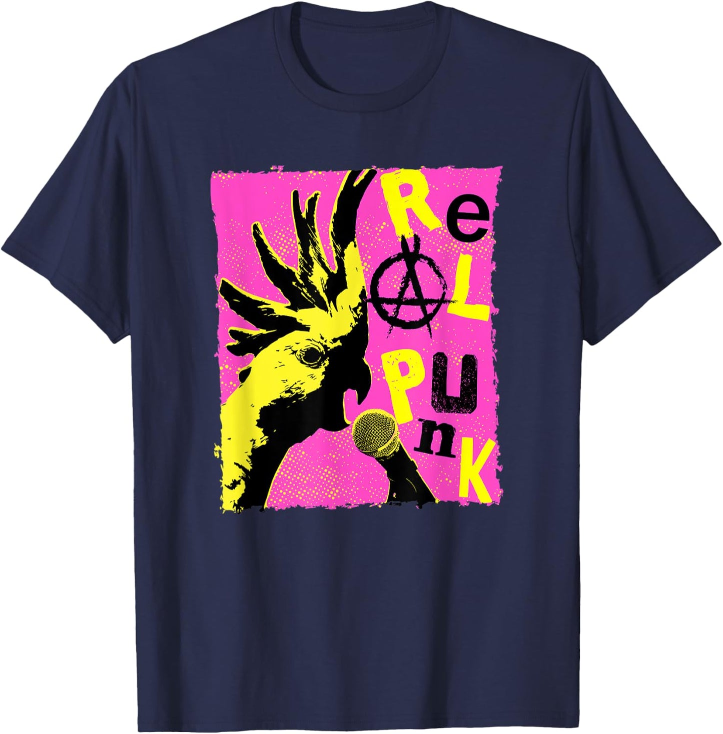 Real Punk - Cockatoo T-Shirt - T-Shirt | Navy
