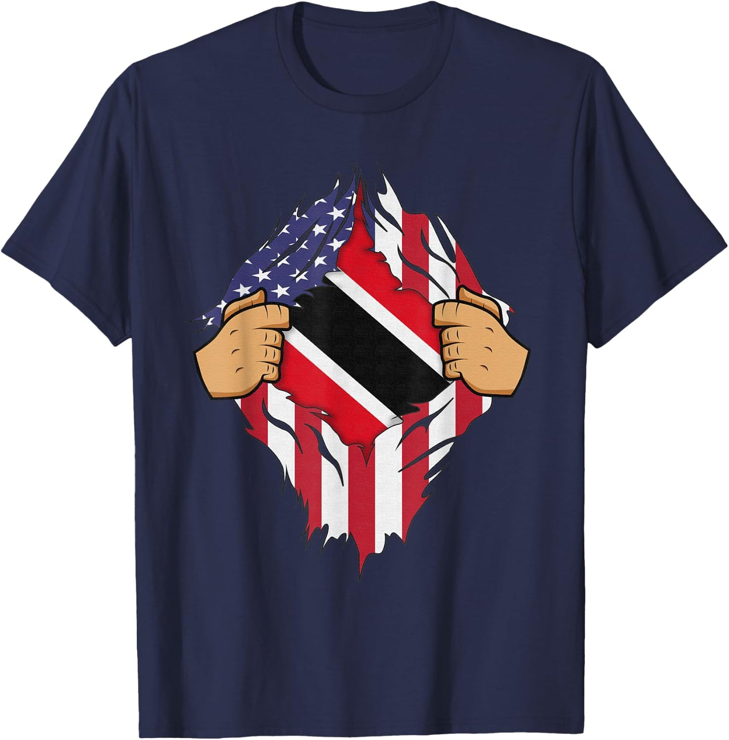 TRINIDAD AND TOBAGO FLAG Men Women Kids Gift T-Shirt - T-Shirt | Navy
