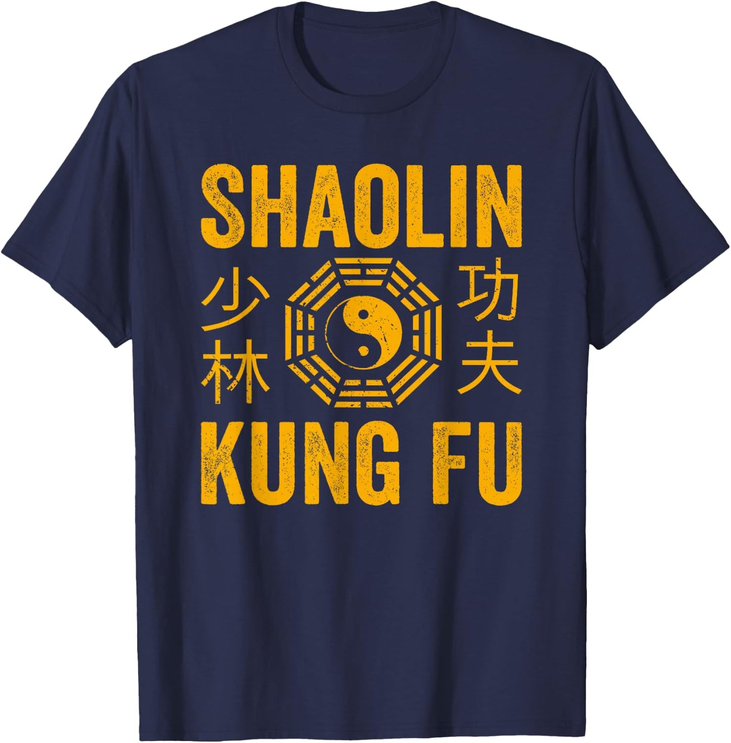 Shaolin Kung Fu Martial Arts Kung Fu T-Shirt - T-Shirt | Navy