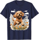 Cavapoo Dog Breed Pet Cute Graphic T-Shirt - T-Shirt | Navy