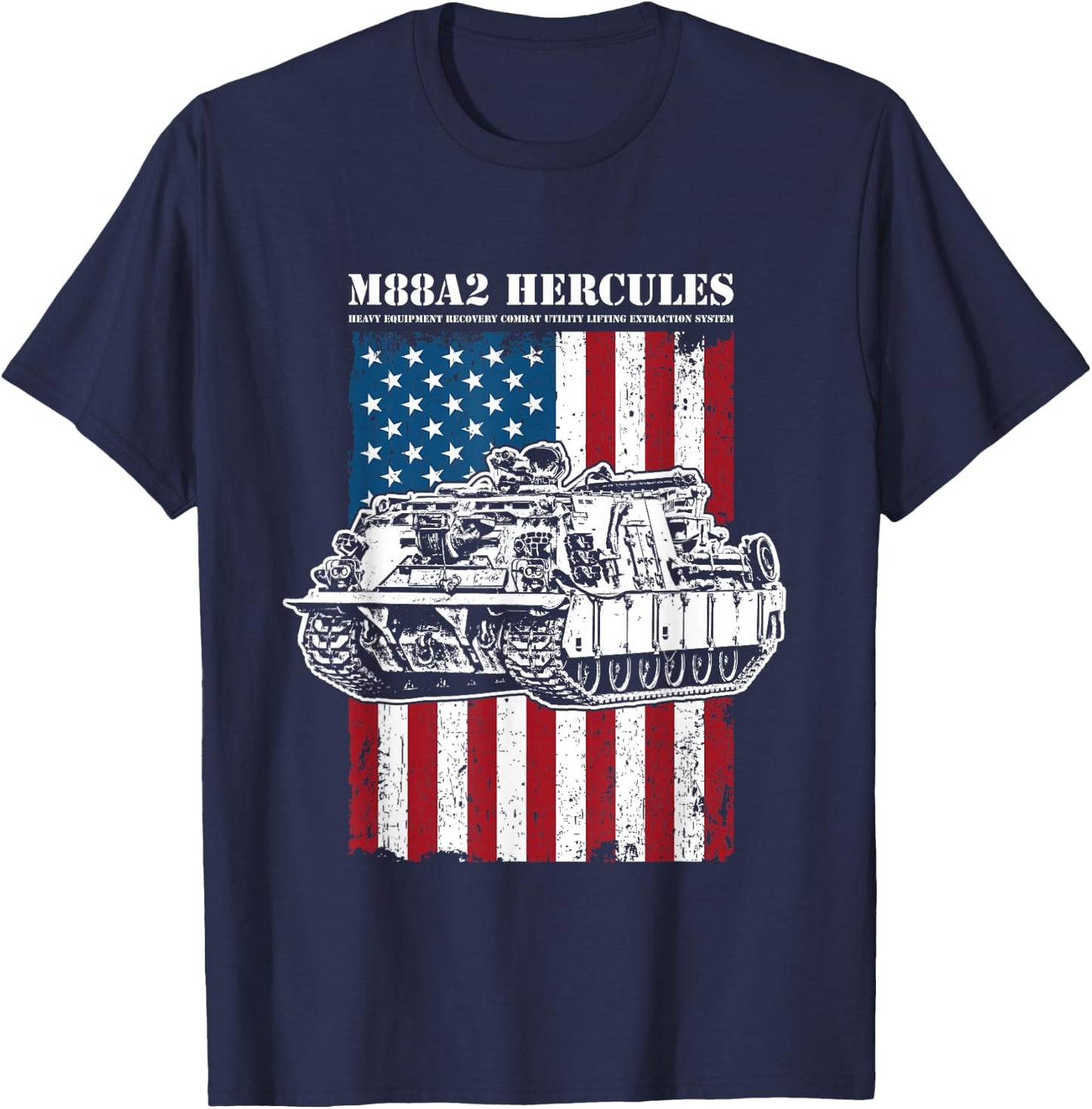 M88A2 HERCULES ARV - M88 Recovery Vehicle T-Shirt - T-Shirt | Navy
