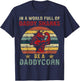 In a world full of daddy sharks be a daddycorn Unicorn T-Shirt - T-Shirt | Navy