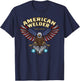 Bald Eagle Welding Torch Cool Patriotic USA American Welder T-Shirt - T-Shirt | Navy