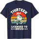 13th Birthday Golf Boys Birthday Par 13 Year Old Teen T-Shirt - T-Shirt | Navy
