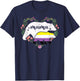 LGBTQ Mama Bear Non Binary Gay Equal Rights Rainbow T-Shirt - T-Shirt | Navy