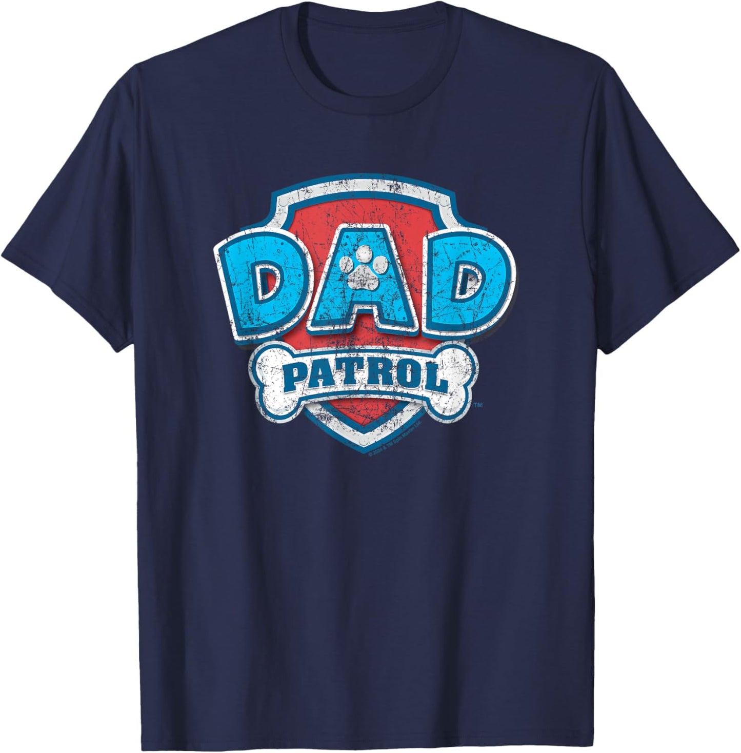 Paw Patrol Father's Day Dad Patrol T-Shirt - T-Shirt | Navy
