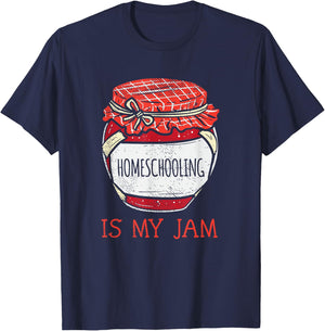 Fun Cute Homeschooling Homeschool Mom T-Shirt - T-Shirt | Navy