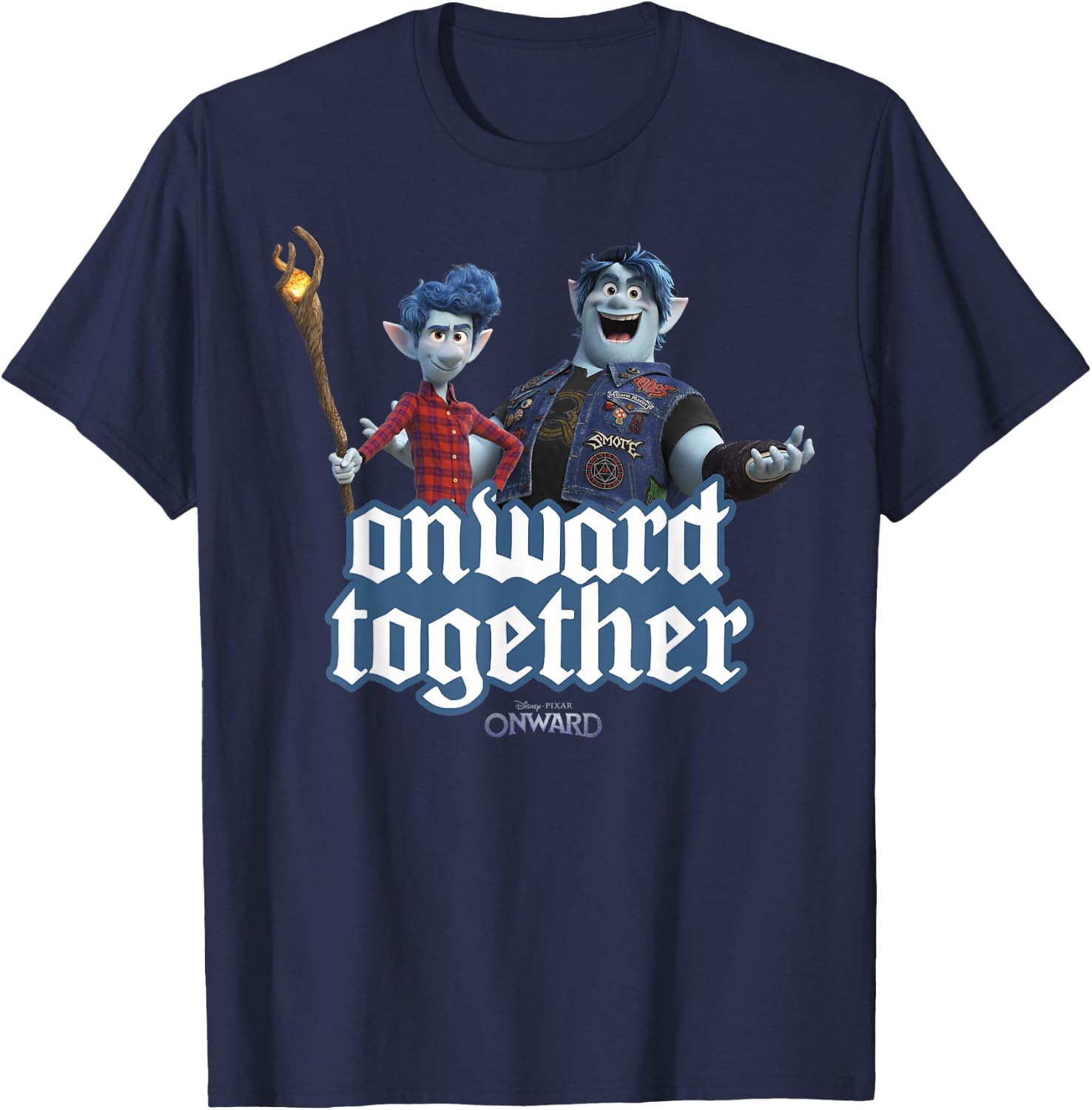 Disney Pixar Onward Barley & Ian Onward Together T-Shirt - T-Shirt | Navy