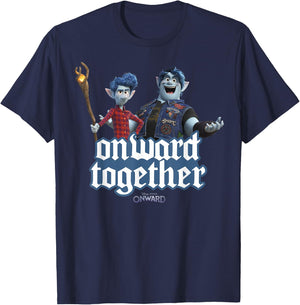 Disney Pixar Onward Barley & Ian Onward Together T-Shirt - T-Shirt | Navy